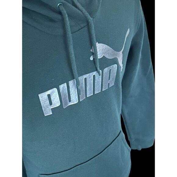 Puma Womens XS Logo Hoodie Long Sleeve - Picture 2 of 5